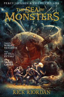 Cover image for Percy Jackson and the Olympians: The Sea of Monsters