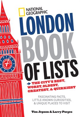 Cover image for National Geographic London Book of Lists