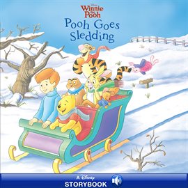 Cover image for Pooh Goes Sledding