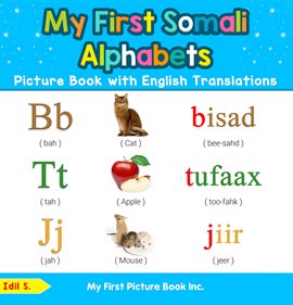 My First Somali Alphabets Picture Book With English Translations