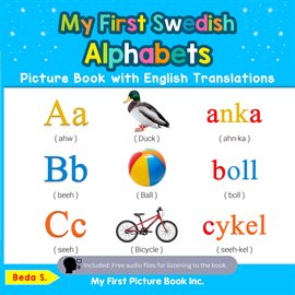 My First Swedish Alphabets Picture Book With English Translations