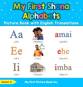 My First Shona Alphabets Picture Book With English Translations