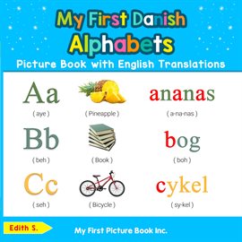 My First Danish Alphabets Picture Book With English Translations