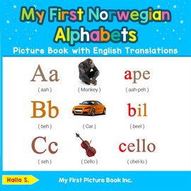 My First Norwegian Alphabets Picture Book With English Translations