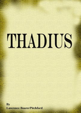 Cover image for Thadius