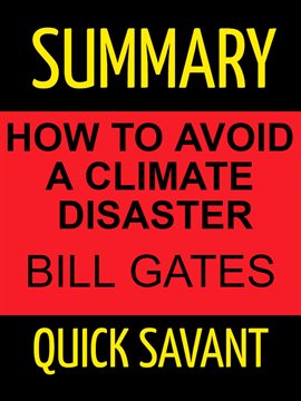 Cover image for Summary: How to Avoid a Climate Disaster: Bill Gates