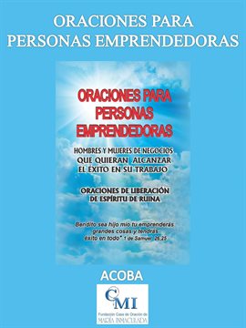 Cover image for Oraciones para personas emprendedoras