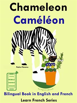 Cover image for Learn French: French for Kids. Bilingual Book in English and French: Chameleon - Caméléon.