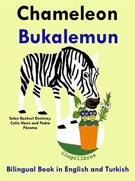 Cover image for Bilingual Book in English and Turkish: Chameleon - Bukalemun - Learn Turkish Series