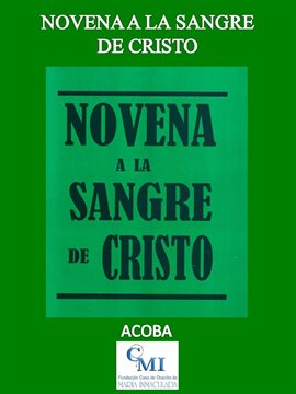 Cover image for Novena a la Sangre de Cristo