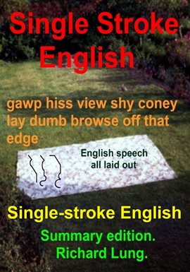 Cover image for Single-Stroke English