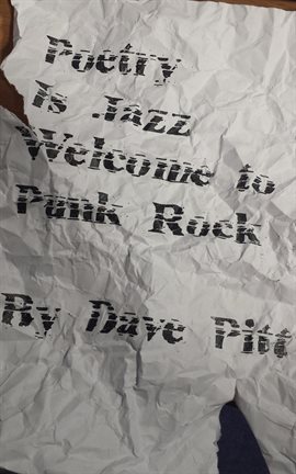 Cover image for Poetry Is Jazz. Welcome To Punk Rock