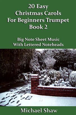 Cover image for 20 Easy Christmas Carols For Beginners Trumpet - Book 2