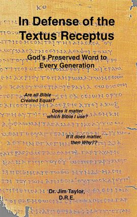 Cover image for In Defense of the Textus Receptus