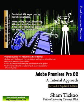 Imagen de portada para Adobe Premiere Pro CC: A Tutorial Approach