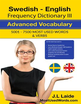 Cover image for Swedish English Frequency Dictionary II - Intermediate Vocabulary - 5001 - 7500 Most Used Words &...