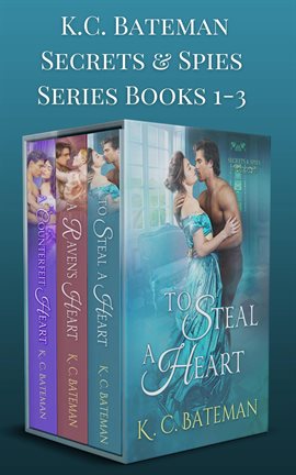 Imagen de portada para Secrets & Spies Box Set: Includes to Steal a Heart, a Raven's Heart, and a Counterfeit Heart.