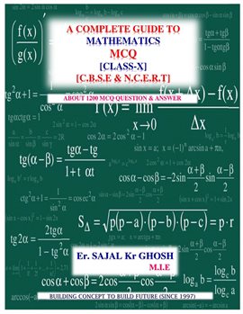 Cover image for A Complete Guide to M.C.Q (Class-10, Mathematics)