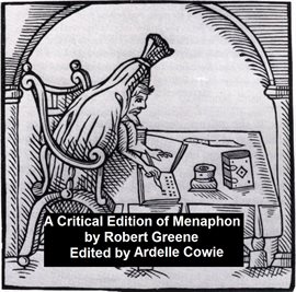 Cover image for A Critical Edition of Menaphon