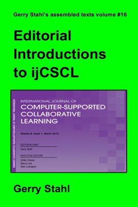 Cover image for Editorial Introductions to ijCSCL