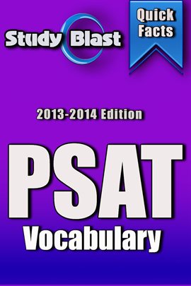 Cover image for Study Blast PSAT Vocabulary Prep