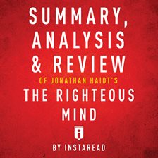 Cover image for Summary, Analysis & Review of Jonathan Haidt's The Righteous Mind