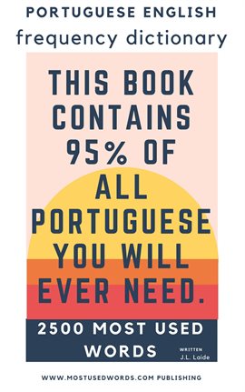 Cover image for Portuguese English Frequency Dictionary - Essential Vocabulary - 2.500 Most Used Words