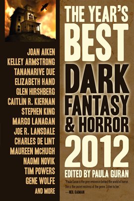 Cover image for The Year's Best Dark Fantasy & Horror 2012