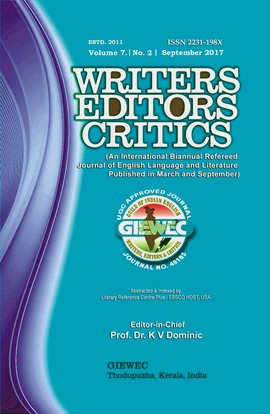 Cover image for Writers Editors Critics (WEC)