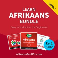 Cover image for Learn Afrikaans Bundle - Easy Introduction for Beginners (Level 1)