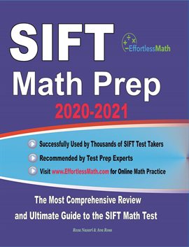 Cover image for SIFT Math Prep 2020-2021: The Most Comprehensive Review and Ultimate Guide to the SIFT Math Test