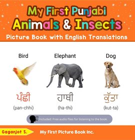 Cover image for My First Punjabi Animals & Insects Picture Book With English Translations