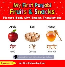 Cover image for My First Punjabi Fruits & Snacks Picture Book With English Translations