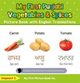 Cover image for My First Punjabi Vegetables & Spices Picture Book With English Translations