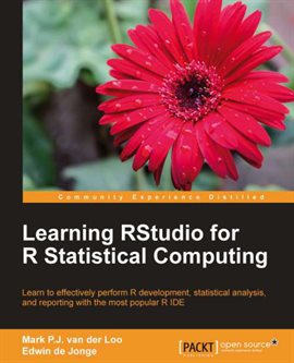 Imagen de portada para Learning RStudio for R Statistical Computing