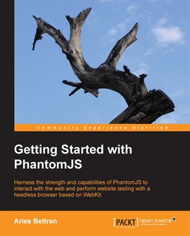 Imagen de portada para Getting Started with PhantomJS