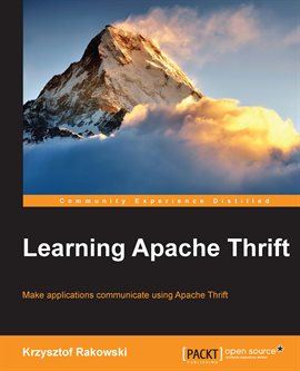 Imagen de portada para Learning Apache Thrift