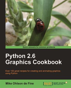 Cover image for Python 2.6 Graphics Cookbook