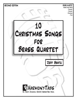 Imagen de portada para 10 Christmas Songs for Brass Quartet