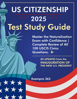 Imagen de portada para Us Citizenship Study Guide 2025