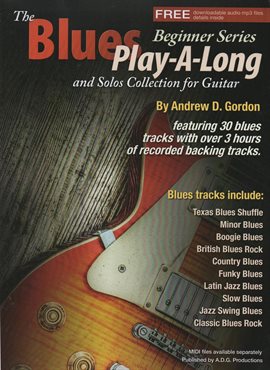 Cover image for The Blues Play-A-Long and Solos Collection for Guitar Beginner Series