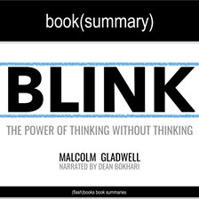Cover image for Blink by Malcolm Gladwell - Book Summary
