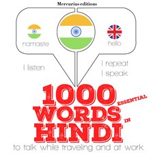 Cover image for 1000 essential words in Hindi