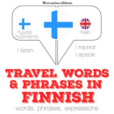 Cover image for Travel words and phrases in Finnish