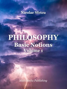 Cover image for Philosophy - Basic Notions, Volume 1