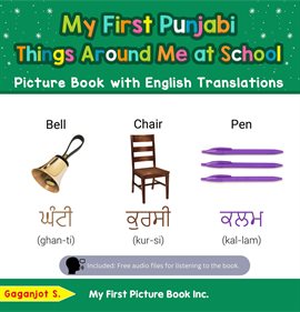 Cover image for My First Punjabi Things Around Me at School Picture Book With English Translations