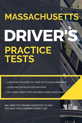 Cover image for Massachusetts Driver's Practice Tests