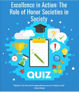 Imagen de portada para Excellence in Action: The Role of Honor Societies in Society