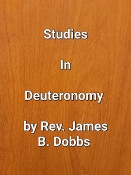 Cover image for Studies In Dueteronomy