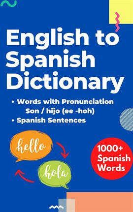 Cover image for English to Spanish Dictionary